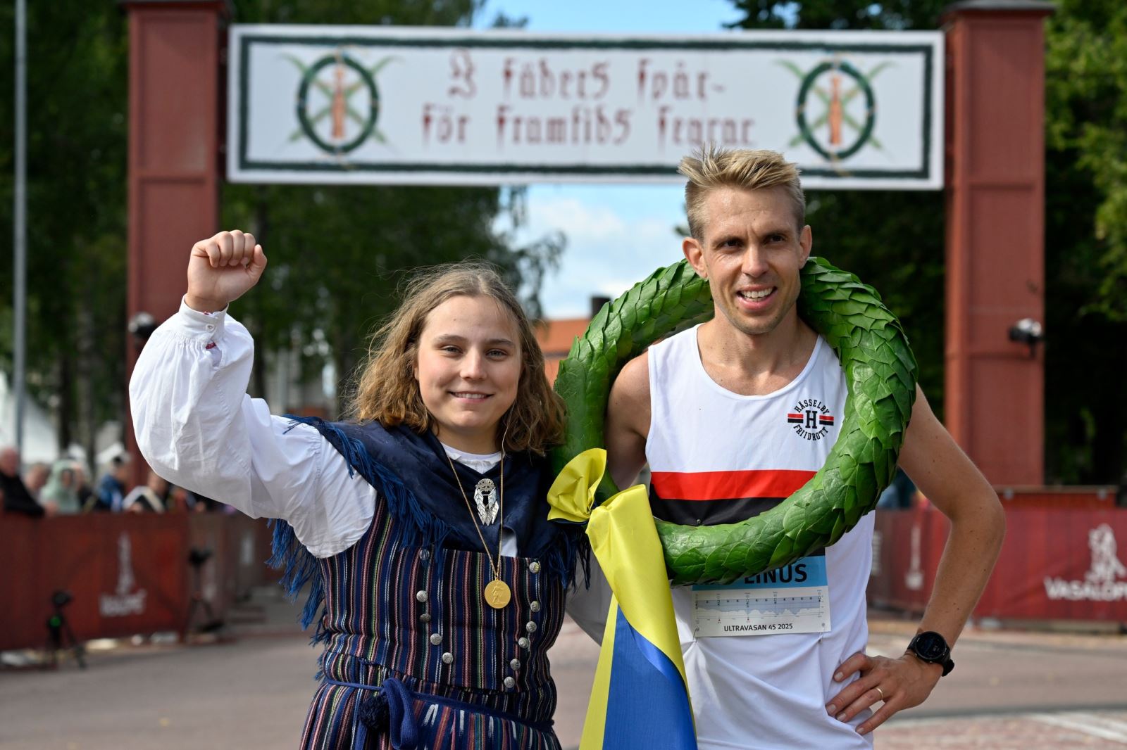 Linus Rosdahl vann Ultravasans 45 km och satte nytt banrekord med tiden 2:32:22