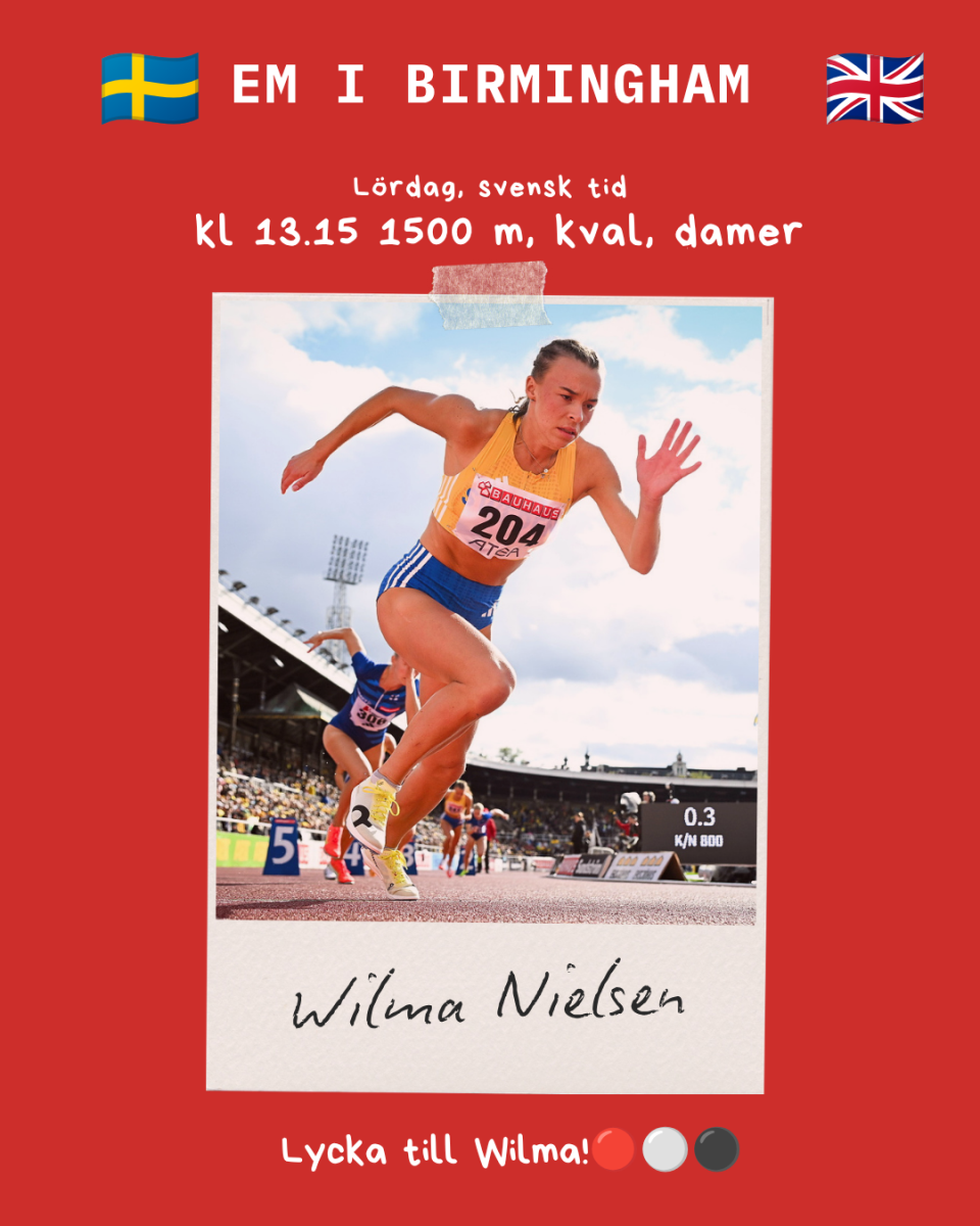 Wilma Nielsen springer 1500m p� l�rdag