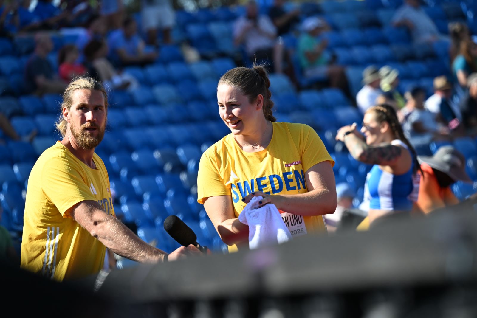 Ebba och Mats Olsson på Friidrotts-EM
