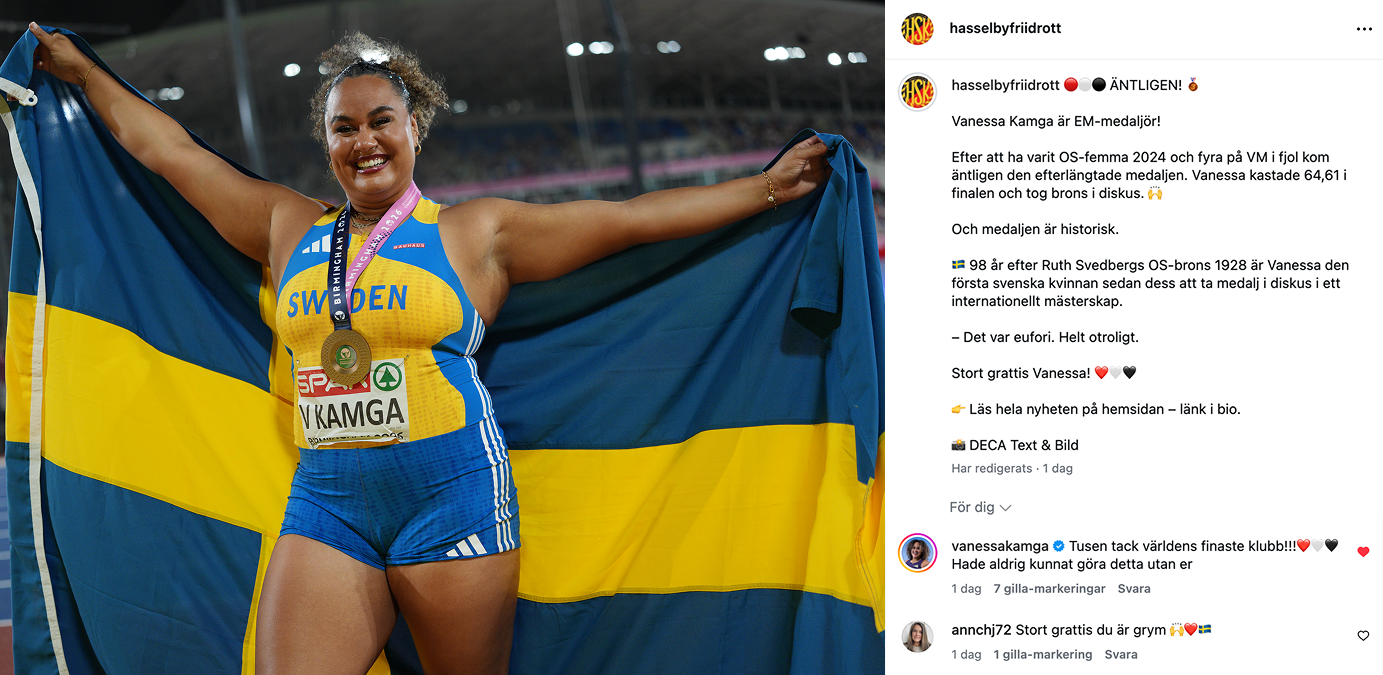 Bild från Hässelbys Instagram