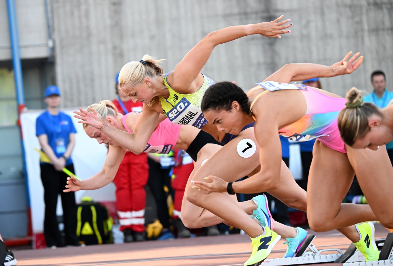 Bild p� Nora Lindahl i starten