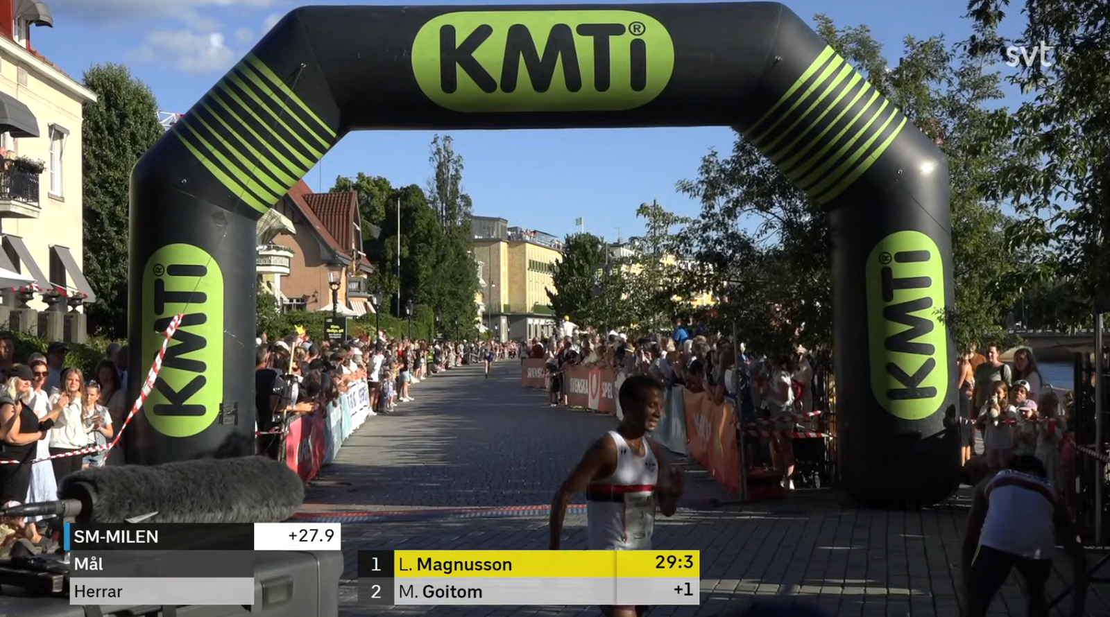 Bild p� Ebba Tulu Chala efter m�lg�ngen 