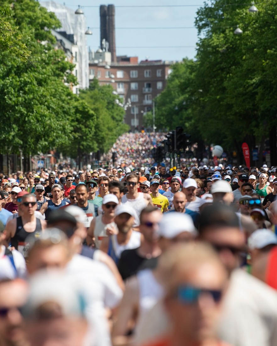 Bild från Stockholm Marathon