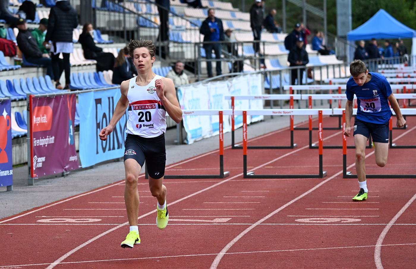 Frans Bruch i 80m h�ck